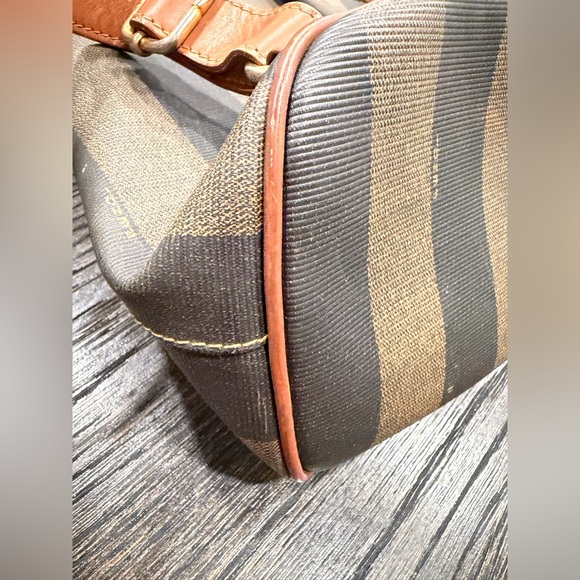 Vintage-Authentic Fendi Backpack -  Pequin pattern from the early to mid 90s - Picture 8 of 14